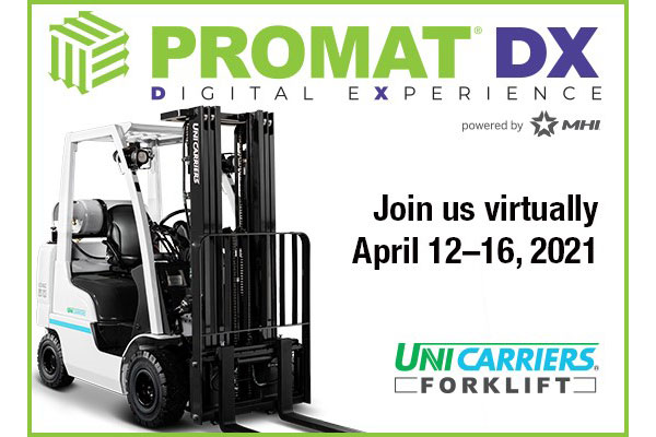 Experience UniCarriers Forklift's Reliability at ProMatDX