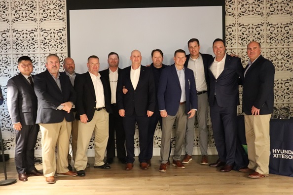 For the second year in a row, Thompson Lift Truck was honored with Hyundai’s prestigious Chuck Leone Award for Dealer of the Year. The award is named for Hyundai’s longtime leader who passed away in 2021.