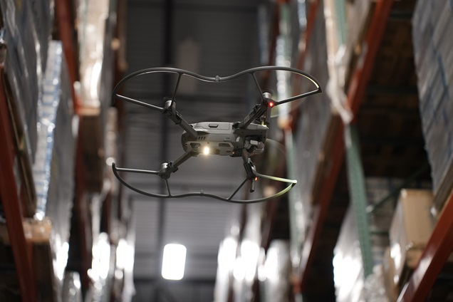 Gather AI's solution uses autonomous drones to capture images and data.