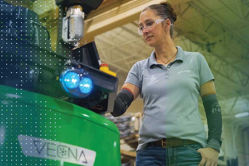 Autonomous tow tractors replaced manual tuggers as the method of getting work-in-process materials to welders at Shape Corp., freeing operators for other tasks.
