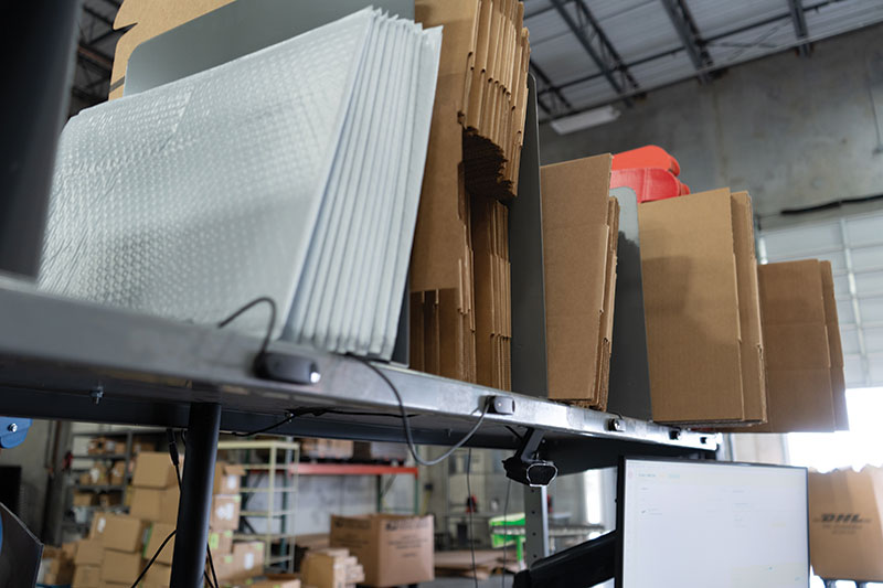 Fulfillment company ShipHero has rigged its pack out stations with gaming controller devices that are easy to tap to streamline system inputs for its packers.