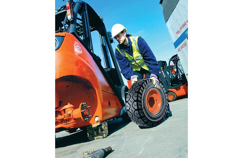 While technicians typically handle comprehensive maintenance events for tires, lift truck operators should monitor tire condition as part of routine inspections. 