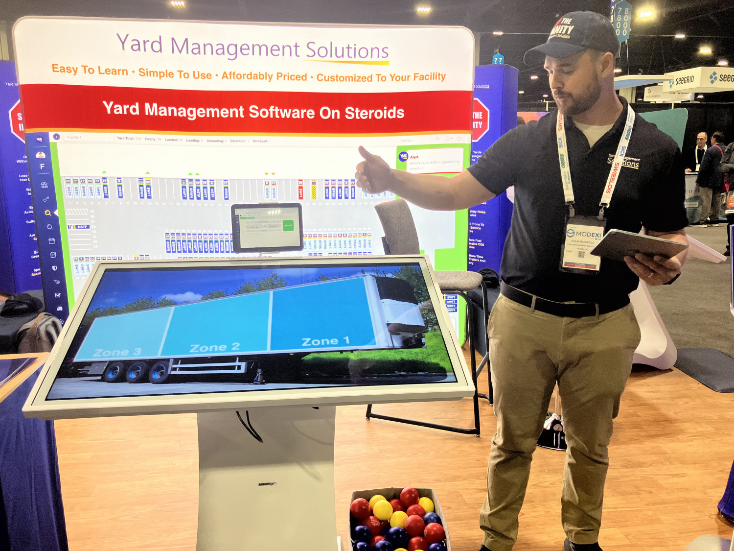 Vice president Colin Mansfield discusses Yard Management Solutions' software's most recent features.
