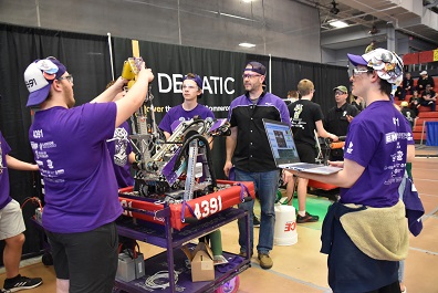 Applicants must have previously competed in a FIRST Robotics Competition or FIRST Tech Challenge.