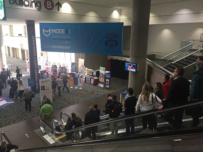 More than 850 solution provider exhibitors and a crowd of conference attendees converged at the Georgia World Congress Center (GWCC) to officially open Modex 2022 on Monday morning.