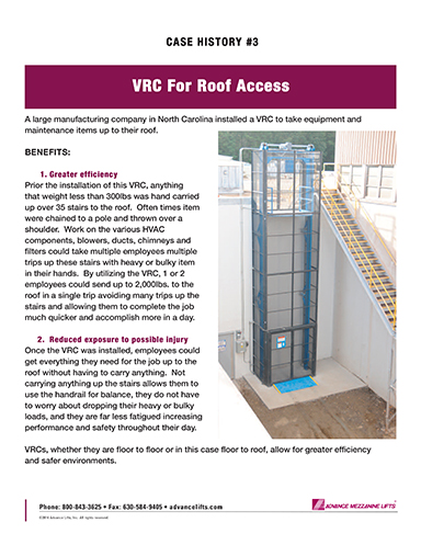 VRC For Roof Access