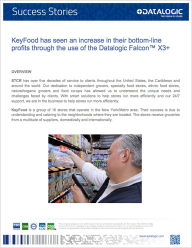 Success Story: KeyFood increases bottom-line profits with Datalogic Falcon X3+